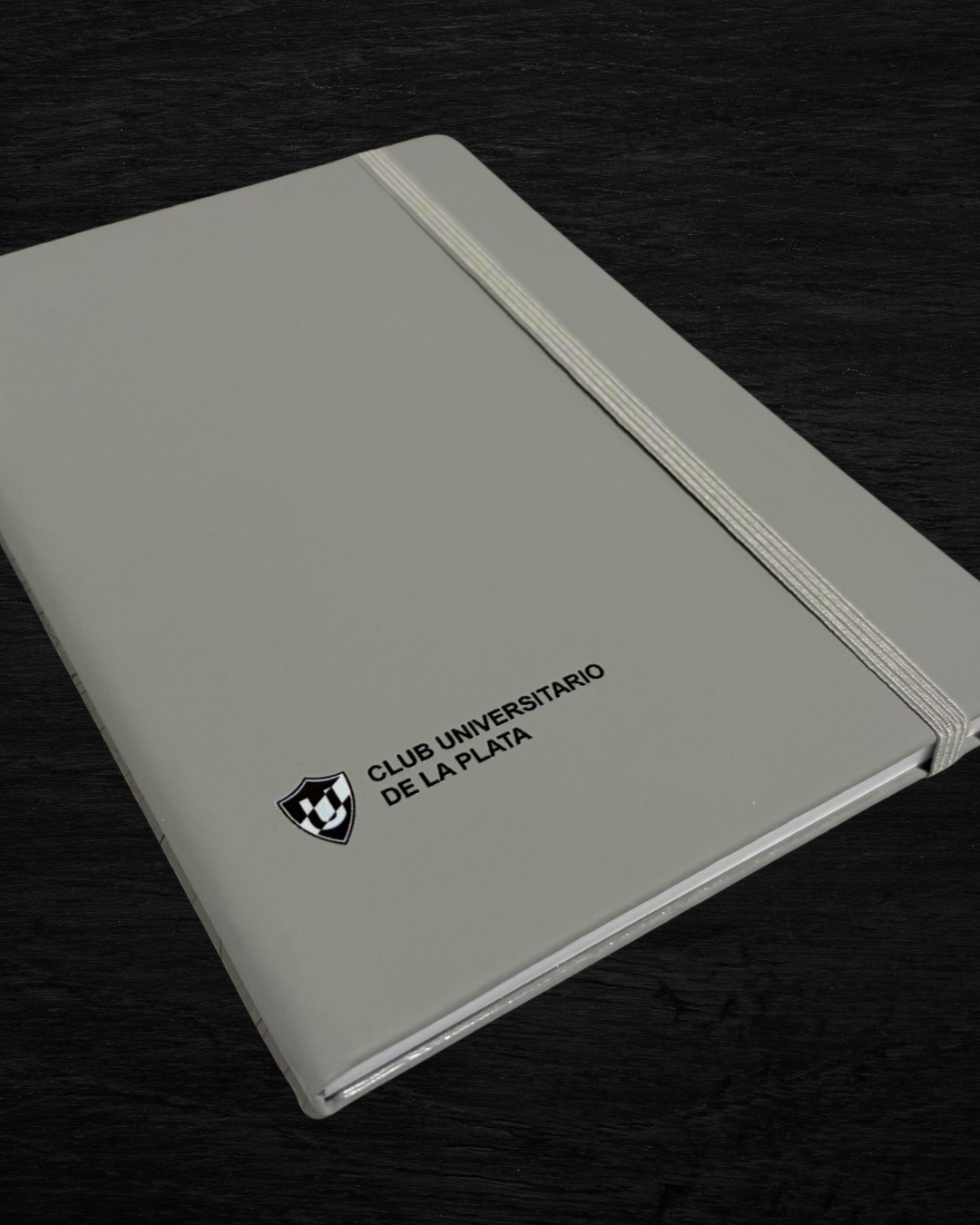 Libreta gris (hojas lisas)